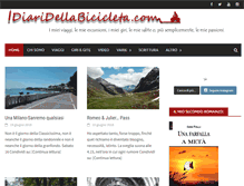 Tablet Screenshot of idiaridellabicicletta.com